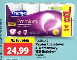 Lidl Papier toaletowy premium Floralys oferta