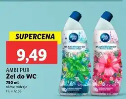 Lidl Żel do wc mint & jasmine Ambi Pur oferta