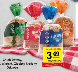 Gram Market Chleb Dawny, Litewski, Wiejski, Złocisty krojony Oskroba oferta