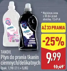 ALDI Płyn do prania tkanin ciemnych/delikatnych oferta