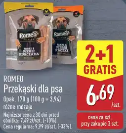 ALDI Przekąski dla psa oferta