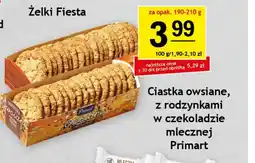 Gram Market Ciastka owsiane, z rodzynkami w czekoladzie mlecznej Primart oferta