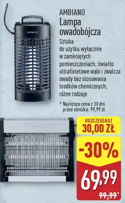 ALDI Lampa owadobójcza oferta