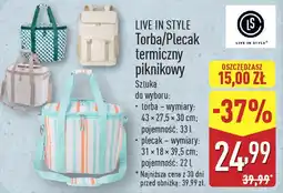 ALDI Torba/Plecak termiczny piknikowy oferta