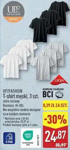 ALDI T-shirt meski, 3 szt. oferta