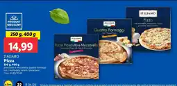 Lidl Pizza prosciutto e mozzarella, quattro formaggi, z mozzarellą serem i pistacjami ITALIAMO oferta
