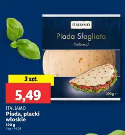 Lidl Placki włoskie Piada ITALIAMO oferta