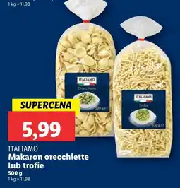 Lidl Makaron orecchiette/trofie Italiamo oferta
