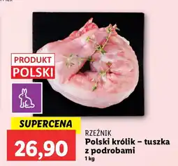 Lidl Polski królik - tuszka z podrobami Rzeźnik oferta