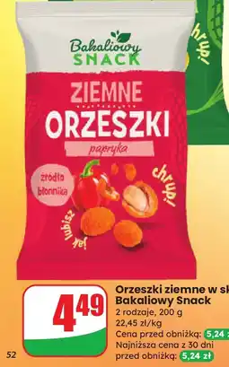 Dino Orzeszki ziemne w skorupce paprykowe Bakaliowy Snack oferta