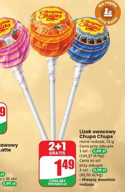 Dino Lizak owocowy Chupa Chups: 2+1 gratis oferta