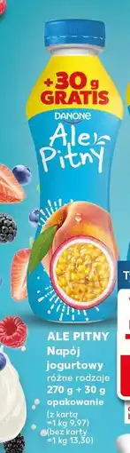 Kaufland Napój jogurtowy Ale Pitny brzoskwinia-marakuja Danone oferta