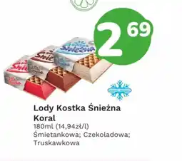 Lody Kostka Śnieżna Koral