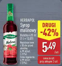 ALDI Syrop malinowy oferta