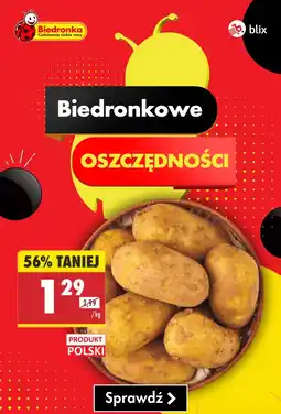 Biedronka Ziemniaki wczesne polskie Biedronka oferta