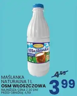 Wafelek Maślanka naturalna 1 l OSM Włoszczowa oferta