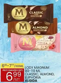 Wafelek Lody magnum classic, almond, euphoria Algida oferta