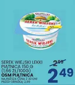 Wafelek Serek wiejski lekki piątnica 150 g OSM Piątnica oferta
