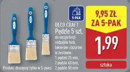 ALDI Pędzle 5 szt. oferta