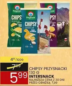 Wafelek Chipsy przysnacki 130g różne rodzaje Intersnack oferta
