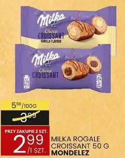 Wafelek Ciastka milka rogale croissant 50g Mondelez oferta