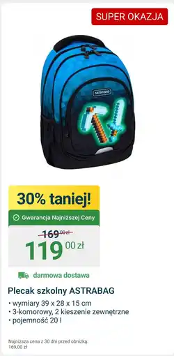 ERLI Plecak Astrabag oferta