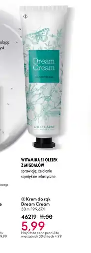 Oriflame Olejek do rąk Dream Cream oferta