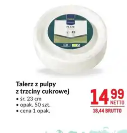 Makro Talerz z trzciny cukrowej Netto oferta