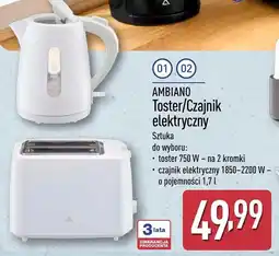 ALDI Czajnik elektryczny Ambiano oferta