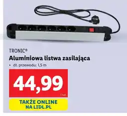 Lidl Listwa zasilająca Tronic oferta