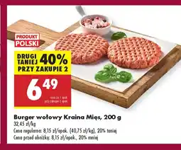 Biedronka Burger Kraina Mięs oferta