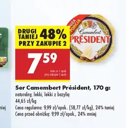 Biedronka Ser President oferta