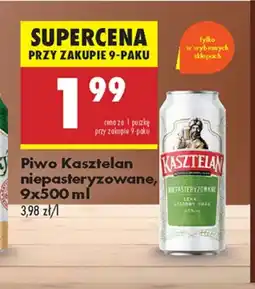 Biedronka Piwo Kasztelan oferta