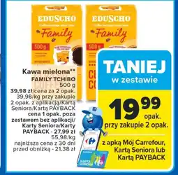 Carrefour Kawa mielona Tchibo oferta