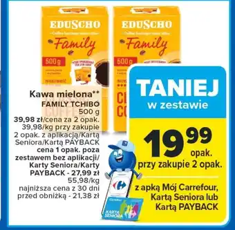 Carrefour Kawa mielona Tchibo oferta