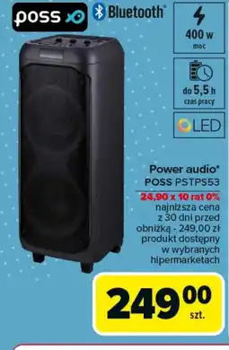 Carrefour Power audio Poss oferta