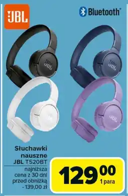 Carrefour Słuchawki bluetooth JBL oferta
