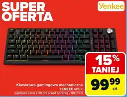 Carrefour Klawiatura gamingowa Yenkee oferta
