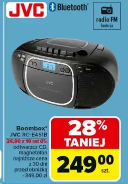 Carrefour Boombox JVC oferta