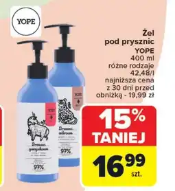 Carrefour Żel pod prysznic Yope oferta