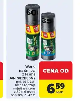 Carrefour Worki na śmieci Jan Niezbędny oferta