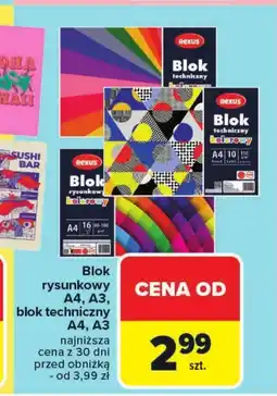Carrefour Market Blok rysunkowy Rexus oferta
