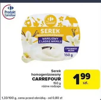 Globi Serek homogenizowany Carrefour oferta
