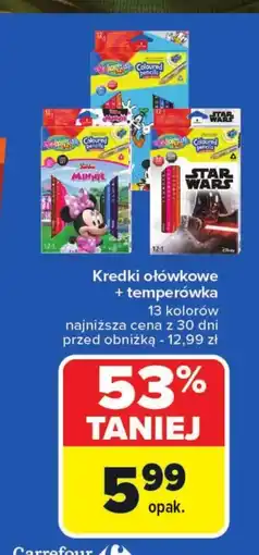 Carrefour Market Kredki ołówkowe Cars oferta