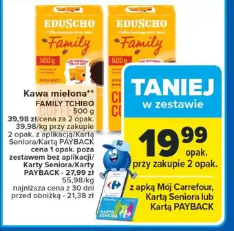 Carrefour Market Kawa mielona Eduscho oferta
