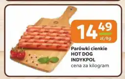 Gama Parówki cienkie hot dog indykpol oferta