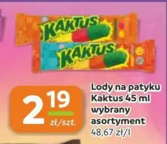 Gama Lody na patyku Kaktus oferta