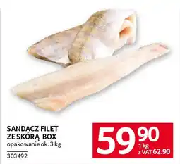 Selgros Sandacz filet ze skórą box oferta