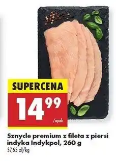 Biedronka Sznycle premium z fileta piersi indyka oferta