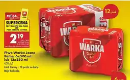 Biedronka Piwo Warka oferta